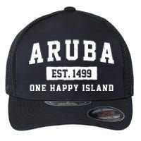 Aruba One Happy Island 1499 Vintage Flexfit Unipanel Trucker Cap