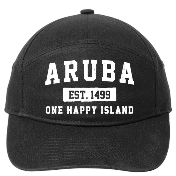 Aruba One Happy Island 1499 Vintage 7-Panel Snapback Hat