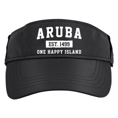 Aruba One Happy Island 1499 Vintage Adult Drive Performance Visor