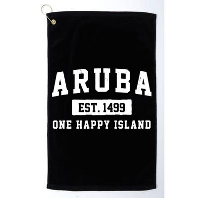 Aruba One Happy Island 1499 Vintage Golf Towel