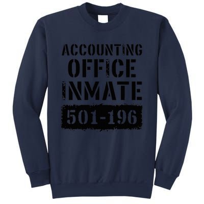 Accounting Office Inmate Costume Prison Accountant Sweatshirt