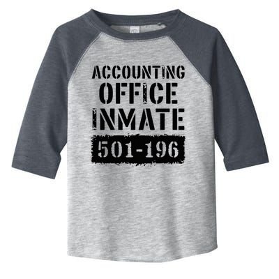 Accounting Office Inmate Costume Prison Accountant Toddler Fine Jersey T-Shirt