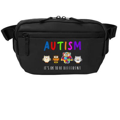 Autism Owl It's Ok to be Different Autism Awareness Crossbody Pack