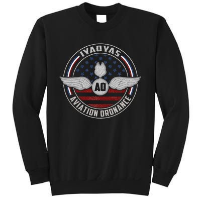 Aviation Ordnance IYAOYAS US Military EOD Ordnanceman Sweatshirt