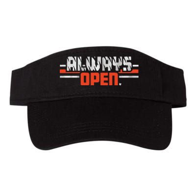 Always Open In Cincinnati Valucap Bio-Washed Visor