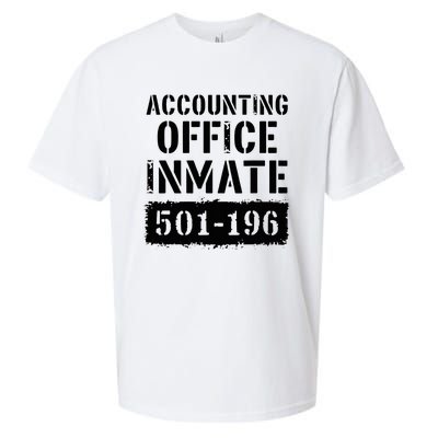 Accounting Office Inmate Costume Prison Accountant Sueded Cloud Jersey T-Shirt