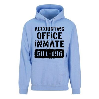 Accounting Office Inmate Costume Prison Accountant Unisex Surf Hoodie