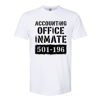 Accounting Office Inmate Costume Prison Accountant Softstyle CVC T-Shirt