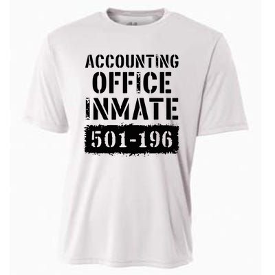 Accounting Office Inmate Costume Prison Accountant Cooling Performance Crew T-Shirt