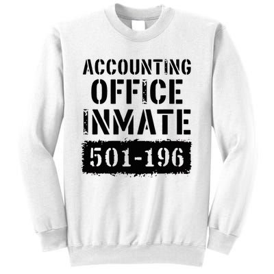 Accounting Office Inmate Costume Prison Accountant Sweatshirt