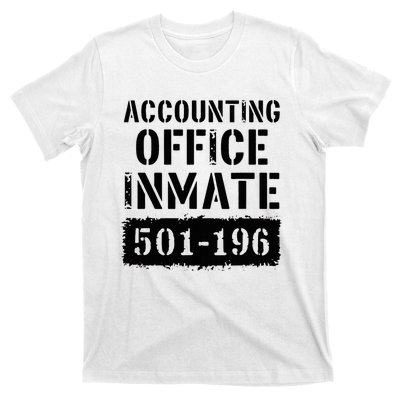 Accounting Office Inmate Costume Prison Accountant T-Shirt