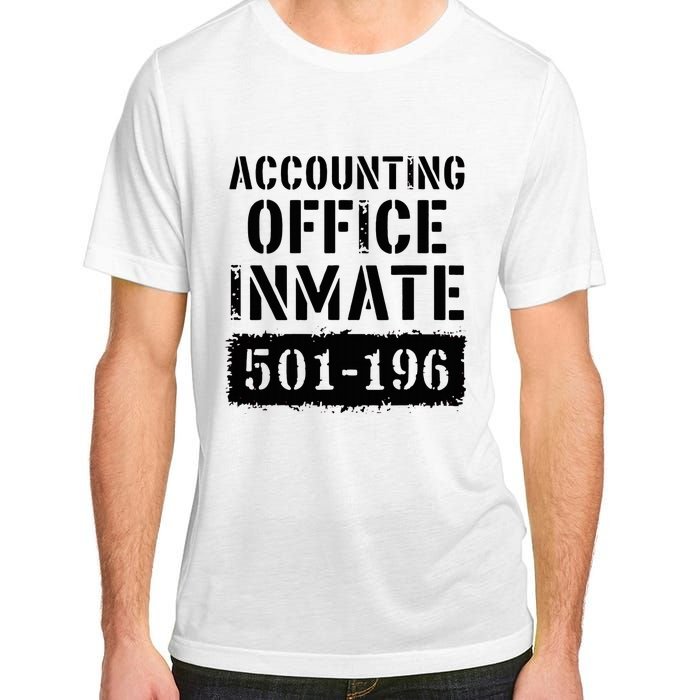 Accounting Office Inmate Costume Prison Accountant Adult ChromaSoft Performance T-Shirt