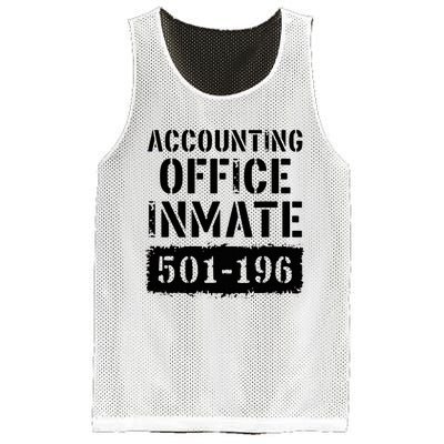 Accounting Office Inmate Costume Prison Accountant Mesh Reversible Basketball Jersey Tank