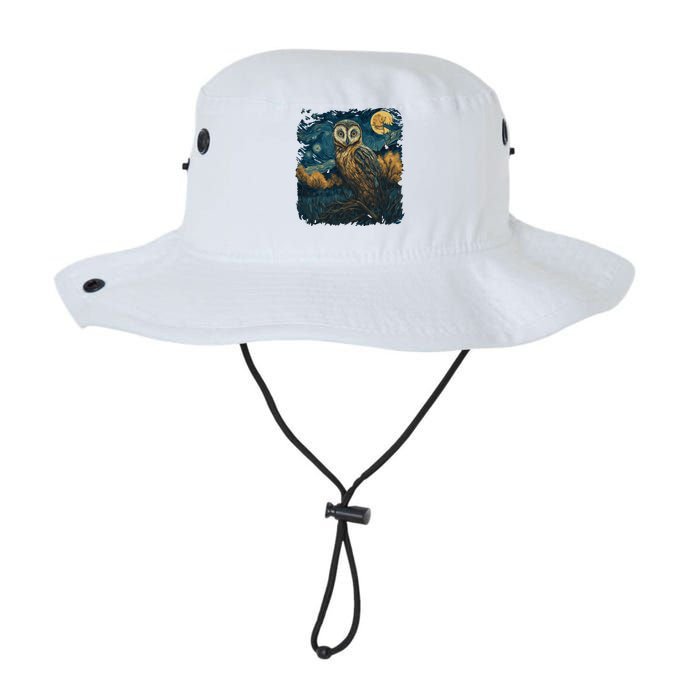 An Owl In The Night Forest Painting Legacy Cool Fit Booney Bucket Hat