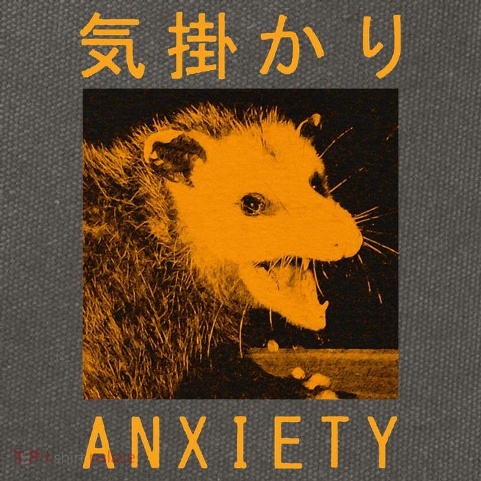 Anxiety Opossum Japanese Cotton Canvas Backpack