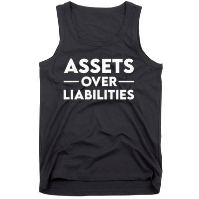 Assets Over Liabilities Accountant Tank Top