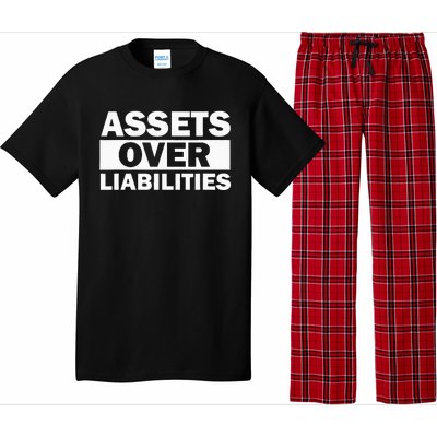 Assets Over Liabilities Entrepreneur Accountant Money Pajama Set