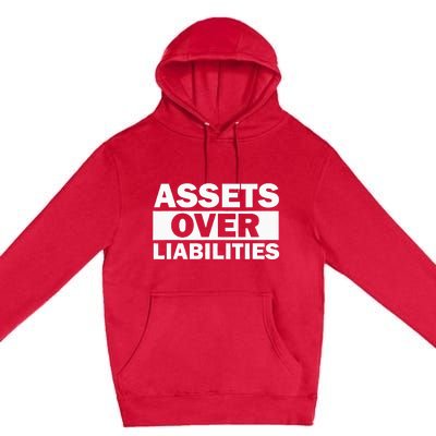 Assets Over Liabilities Entrepreneur Accountant Money Premium Pullover Hoodie