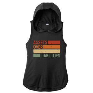 Assets Over Liabilities Gift Ladies PosiCharge Tri-Blend Wicking Draft Hoodie Tank