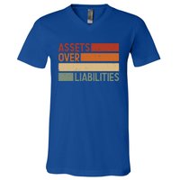 Assets Over Liabilities Gift V-Neck T-Shirt