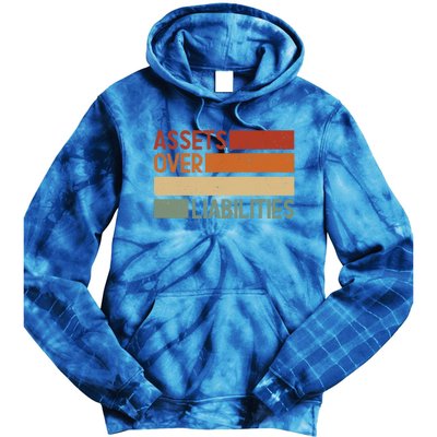 Assets Over Liabilities Gift Tie Dye Hoodie