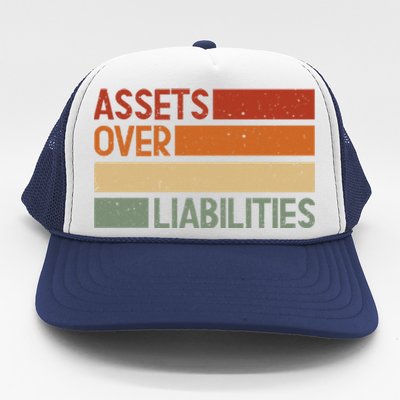 Assets Over Liabilities Gift Trucker Hat