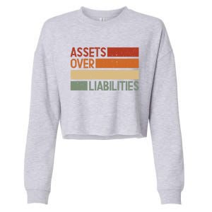 Assets Over Liabilities Gift Cropped Pullover Crew