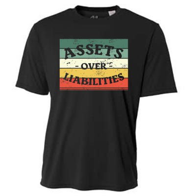 Assets Over Liabilities Accounting Accountant Cpa Cooling Performance Crew T-Shirt