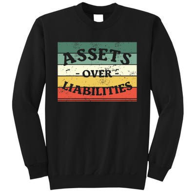 Assets Over Liabilities Accounting Accountant Cpa Sweatshirt