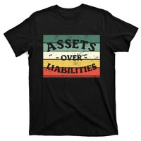 Assets Over Liabilities Accounting Accountant Cpa T-Shirt