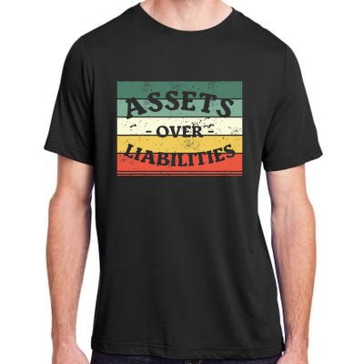 Assets Over Liabilities Accounting Accountant Cpa Adult ChromaSoft Performance T-Shirt