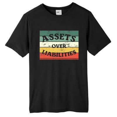 Assets Over Liabilities Accounting Accountant Cpa Tall Fusion ChromaSoft Performance T-Shirt