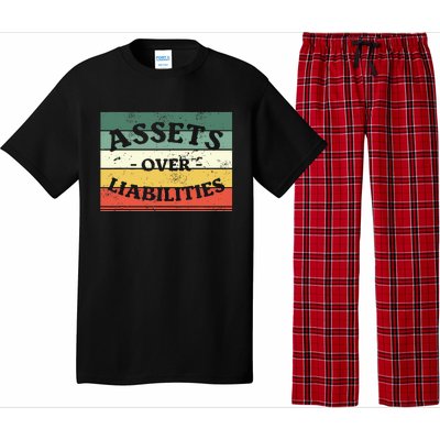 Assets Over Liabilities Accounting Accountant Cpa Pajama Set