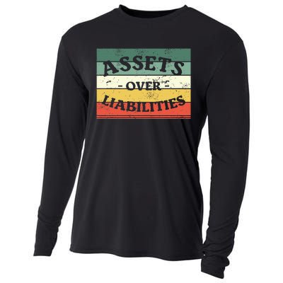 Assets Over Liabilities Accounting Accountant Cpa Cooling Performance Long Sleeve Crew