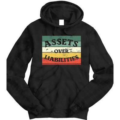 Assets Over Liabilities Accounting Accountant Cpa Tie Dye Hoodie