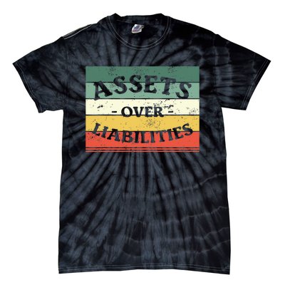 Assets Over Liabilities Accounting Accountant Cpa Tie-Dye T-Shirt