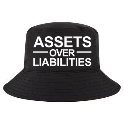 Assets Over Liabilities Accountant Inspirational Success Gift Cool Comfort Performance Bucket Hat