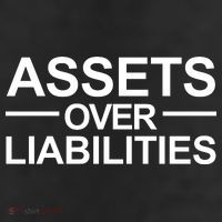 Assets Over Liabilities Accountant Inspirational Success Gift 7 Panel Mesh Trucker Snapback Hat