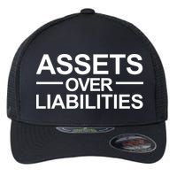 Assets Over Liabilities Accountant Inspirational Success Gift Flexfit Unipanel Trucker Cap