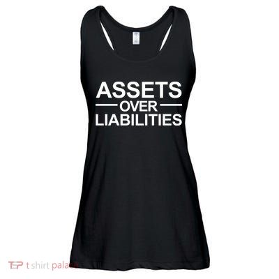 Assets Over Liabilities Accountant Inspirational Success Gift Ladies Essential Flowy Tank