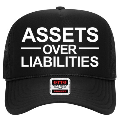 Assets Over Liabilities Accountant Inspirational Success Gift Trucker Hat