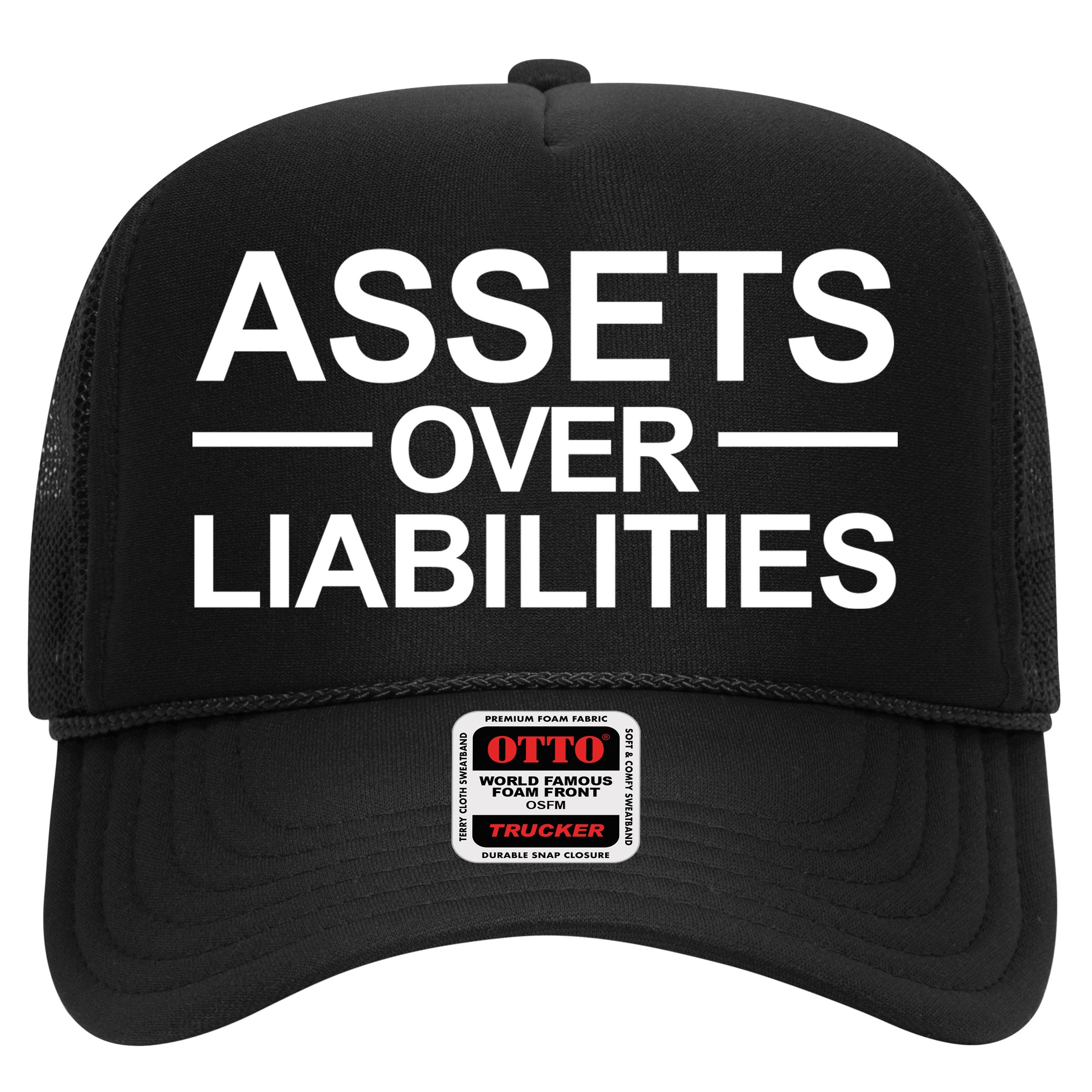Assets Over Liabilities Accountant Inspirational Success Gift Hat
