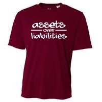 Assets Over Liabilities Accountant Cooling Performance Crew T-Shirt