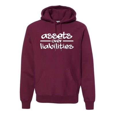 Assets Over Liabilities Accountant Premium Hoodie