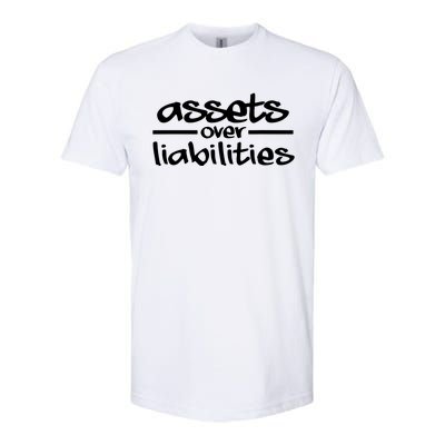 Assets Over Liabilities Accountant Softstyle CVC T-Shirt