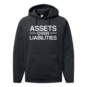 Assets Over Liabilities Accountant Performance Fleece Hoodie