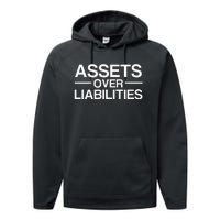 Assets Over Liabilities Accountant Performance Fleece Hoodie