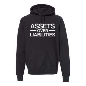 Assets Over Liabilities Accountant Premium Hoodie