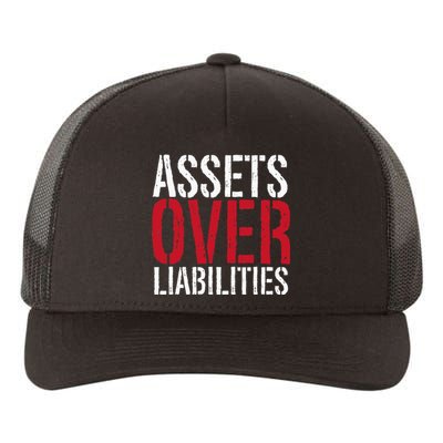 Assets Over Liabilities Investing Stocks Human Capital Yupoong Adult 5-Panel Trucker Hat