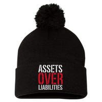 Assets Over Liabilities Investing Stocks Human Capital Pom Pom 12in Knit Beanie